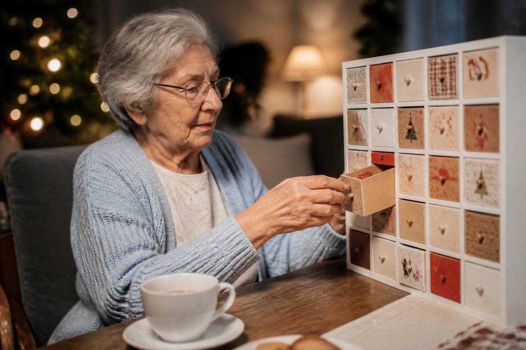 Geschenkidee adventskalender für senioren mit liebevollen inhalten