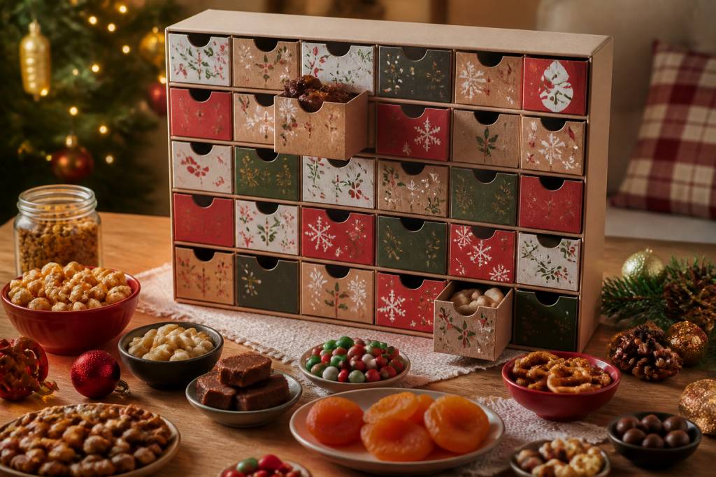 Adventskalender mit snacks: genussvolle ideen für die vorweihnachtszeit
