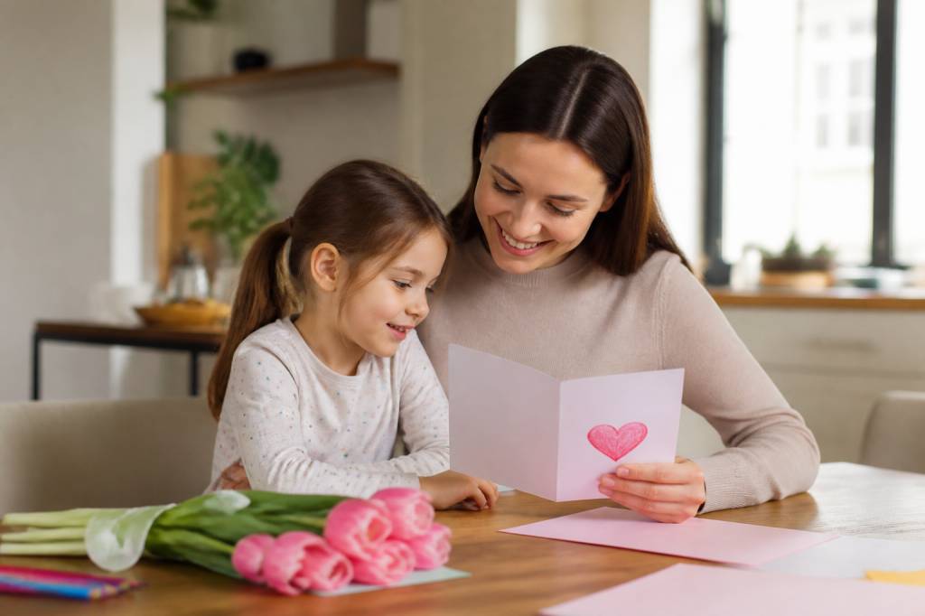 Karte zum muttertag: persönliche ideen für herzliche grüsse an die mutter